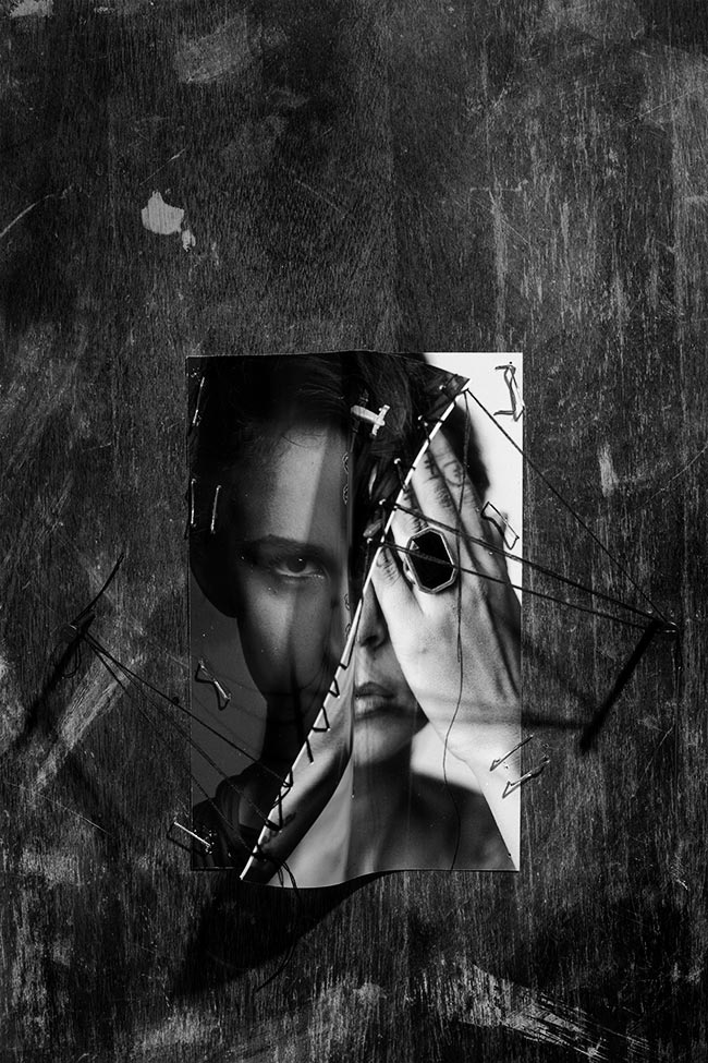 Collage con retratos