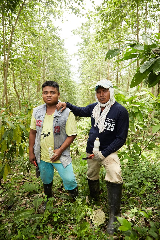 Retrato de Cacaoteros en Necoclí