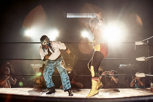 Dos luchadores en Bogotá